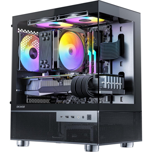 Aqua 3, Micro ATX Case, MATX PC Case with 3 X 120Mm 3-Pin ARGB Fan Pre-Installed